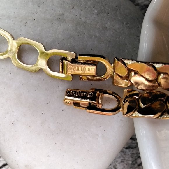 1980's Christian Dior Signed Collar Necklace - Picture 8 of 10